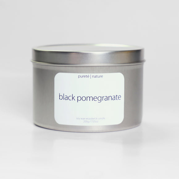 Black Pomegranate Candle Purete Nature