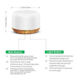 Aromatherapy Essential Oil Diffuser 300ml & Free Essential Oil